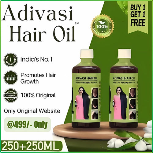 🍃ORIGINAL ADIVASI HAIR OIL 💥 BUY 1 GET 1 FREE 💥
