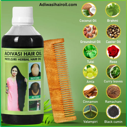 🍃ORIGINAL ADIVASI HAIR OIL 💥 BUY 1 GET 1 FREE 💥