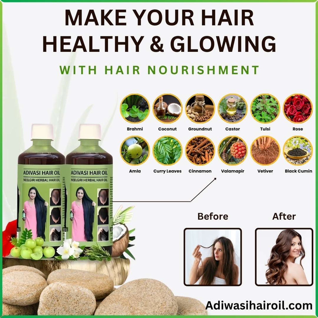 🍃ORIGINAL ADIVASI HAIR OIL 💥 BUY 1 GET 1 FREE 💥